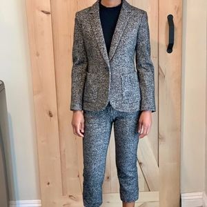 Ann Taylor Petite Grey Wool Suit
